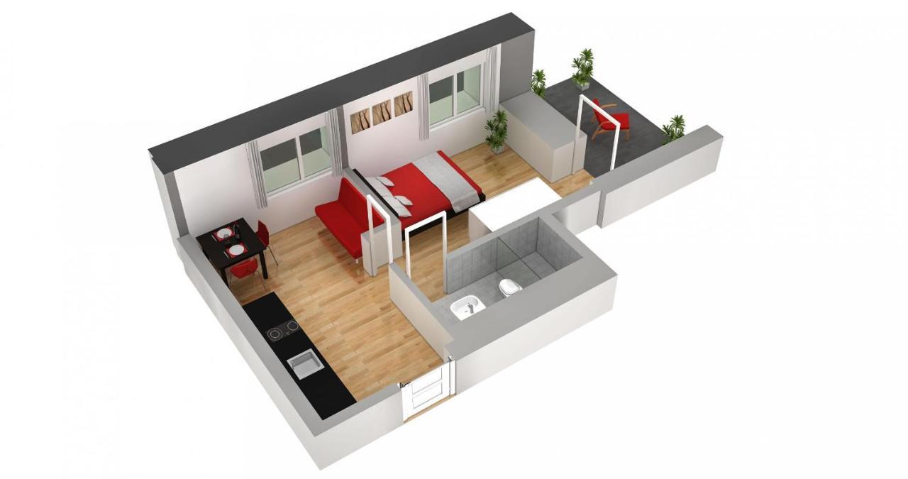 Hitrental Altstetten Apartments Zürich Eksteriør billede